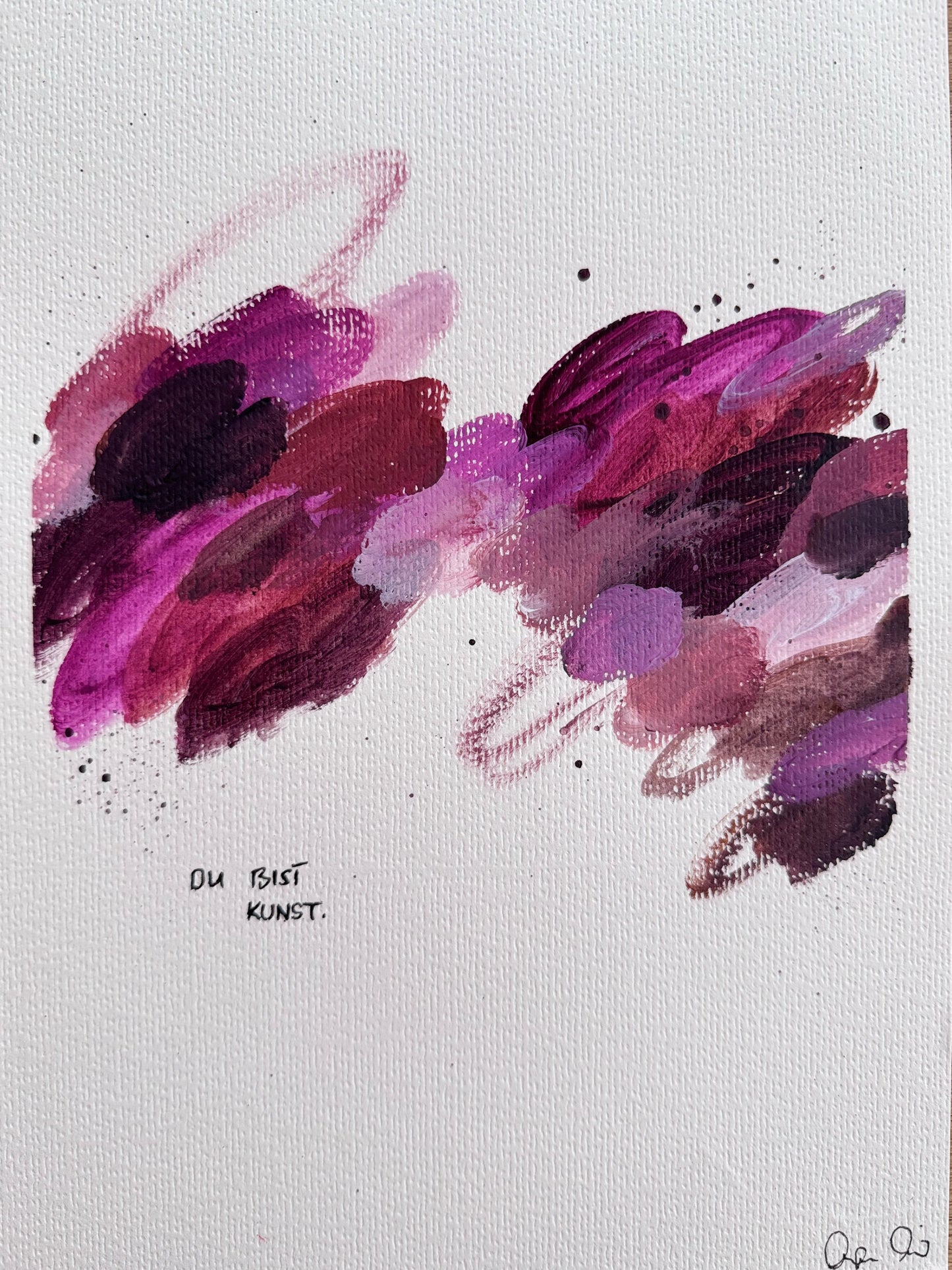 Original auf Aquarellpapier - DIN A4