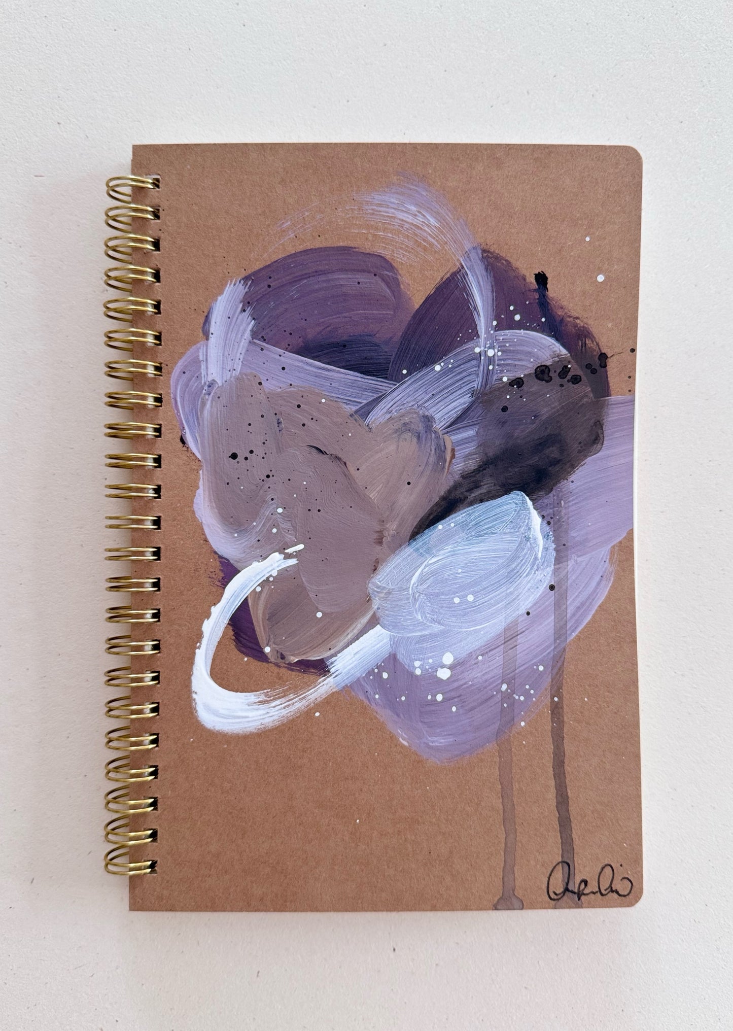 Notebook - Hand-painted - Ringbuch, DINA5