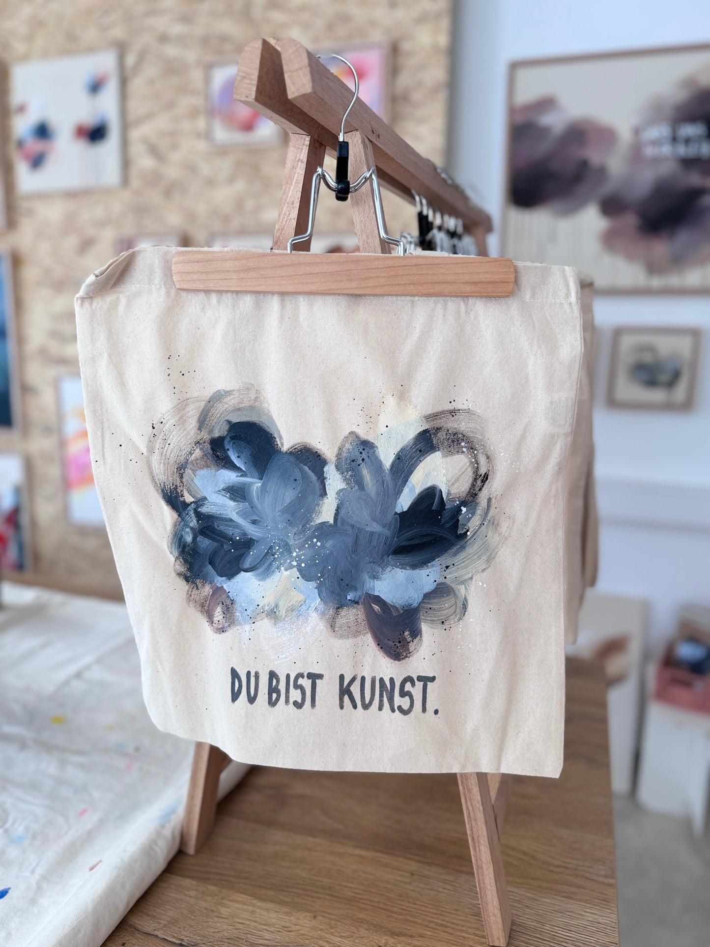 Jutebeutel - Hand-painted