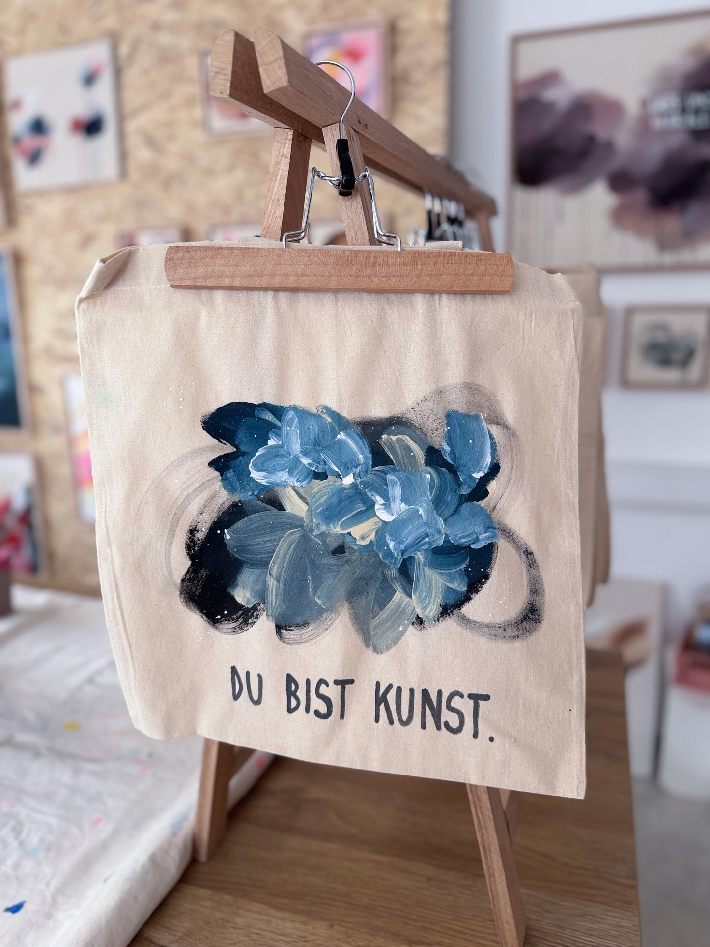 Jutebeutel - Hand-painted