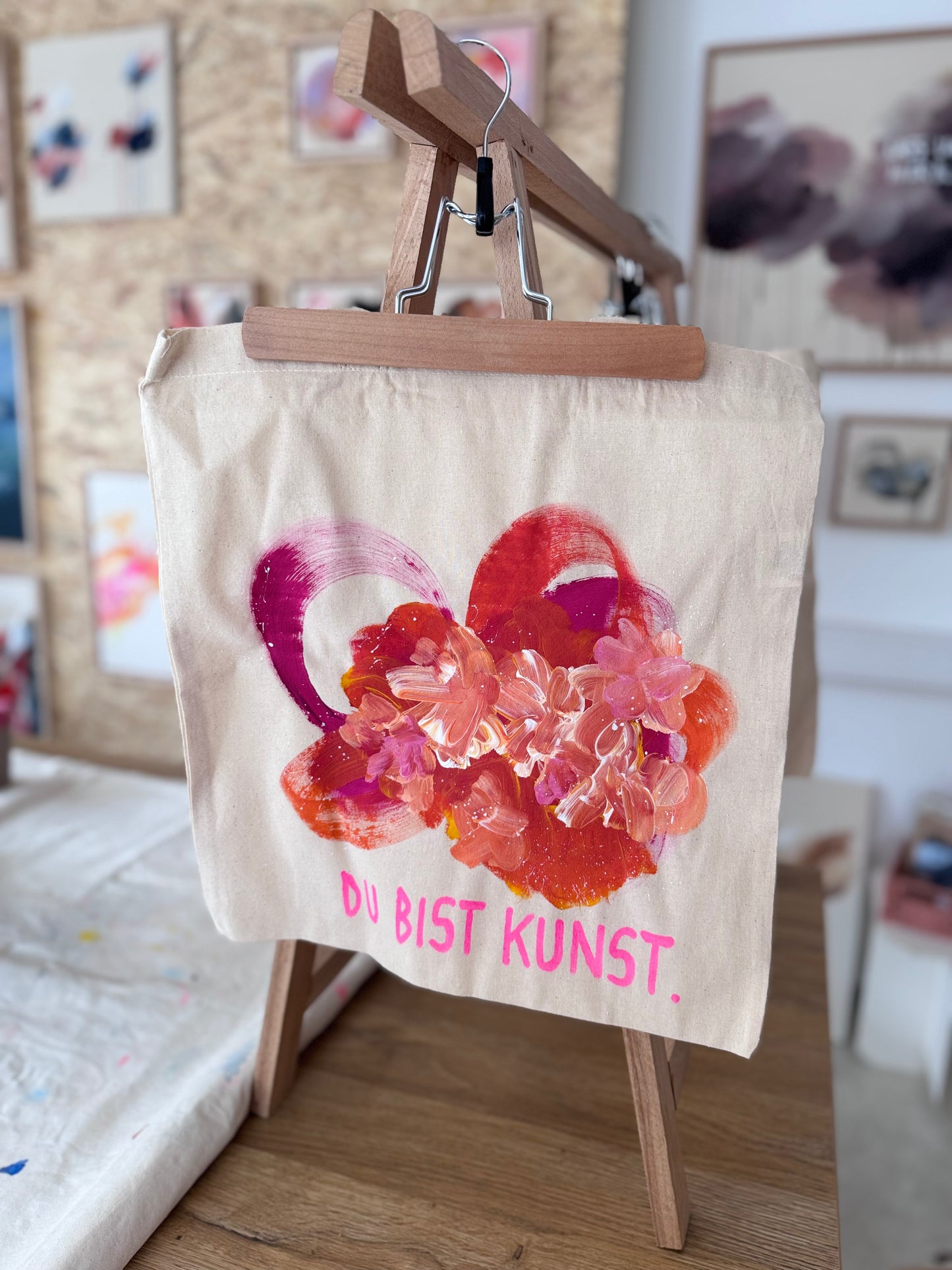 Jutebeutel - Hand-painted