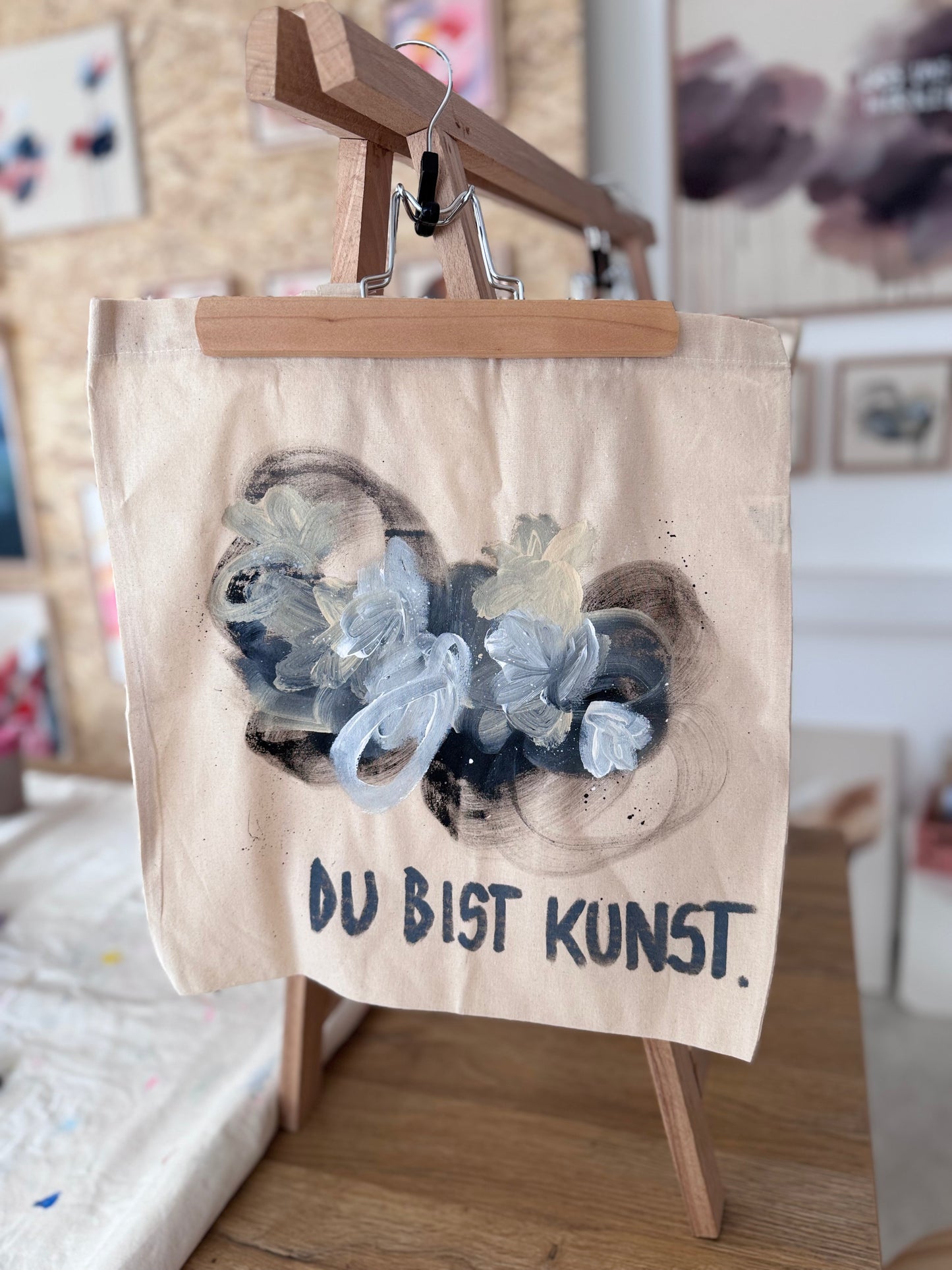Jutebeutel - Hand-painted