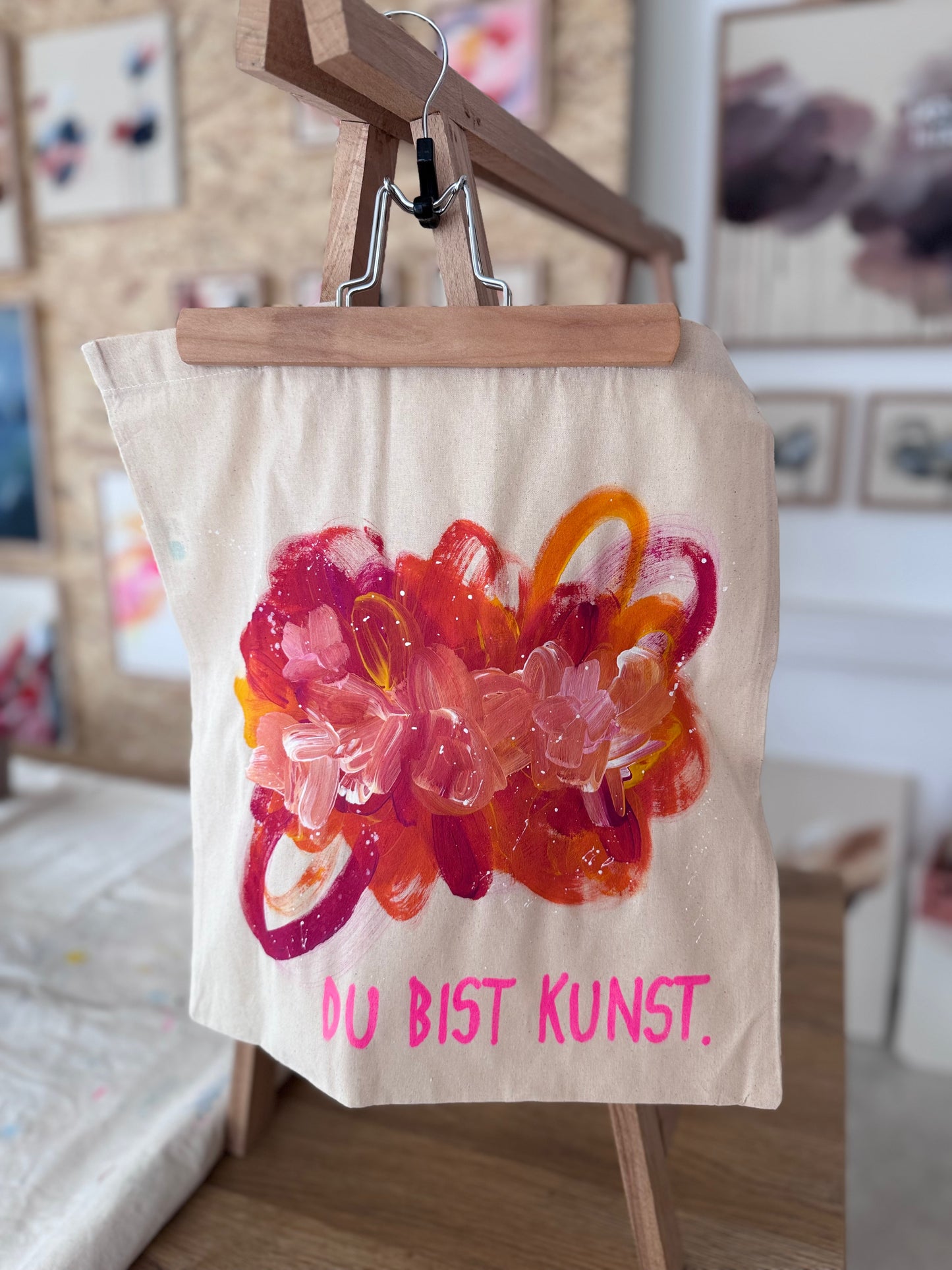 Jutebeutel - Hand-painted